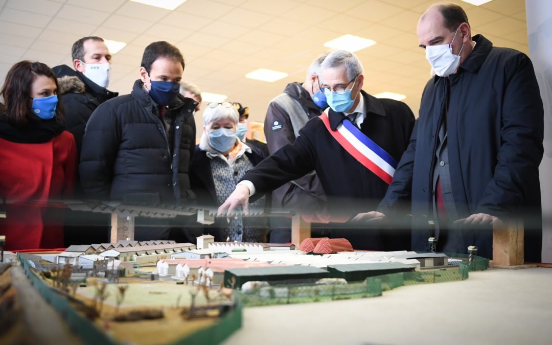 Visite du Premier Ministre Jean Castex à l’Eco Centre de Varennes-sur-Allier